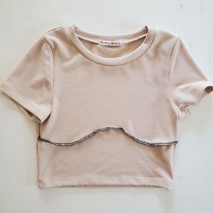 Knit Bustier Crop Top